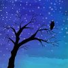 Night Tree Silhouette Diamond Painting