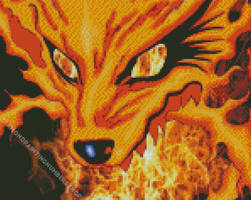 Nine Tailed Fox Diamond Painting