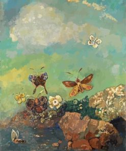 Odilon Redon Butterflies Diamond Painting