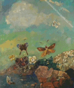 Odilon Redon Butterflies Diamond Painting