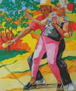 Old African Couple Diamond Painting