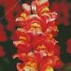 Peachy Snapdragons Diamond Painting