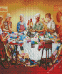 Quilting Party Diamond Painting