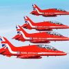 RAF Red Arrows Jets Diamond Painting