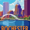 Rochester City Poster Diamond Painting