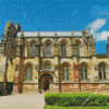 Rosslyn Chapel Building In Scotland Diamond Painting