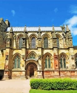 Rosslyn Chapel Building In Scotland Diamond Painting