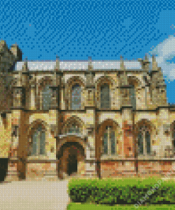 Rosslyn Chapel Building In Scotland Diamond Painting