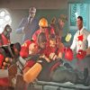 Team Fortress Game Diamond Painting