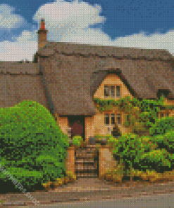 The Cotswold Cottage Thatch Diamond Painting