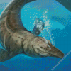 The Mosasaurus Art Diamond Painting