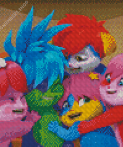 The Popples Characters Diamond Painting