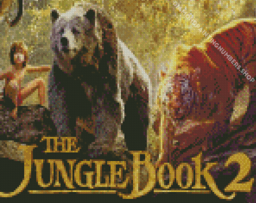 The Jungle Book Movie Poster Diamond Painting