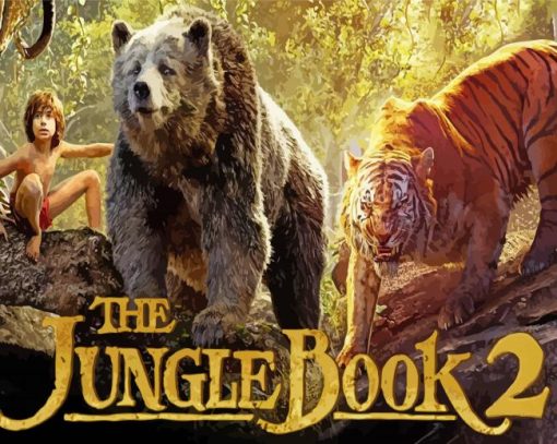 The Jungle Book Movie Poster Diamond Painting