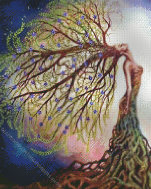 The Tree Of Life Woman Diamond Painting