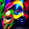 Theater Masks Diamond Painting