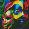 Theater Masks Diamond Painting