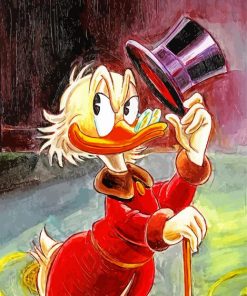 Uncle Scrooge Cartoon Character Diamond Painting