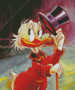 Uncle Scrooge Cartoon Character Diamond Painting