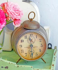 Vintage Clock Diamond Painting