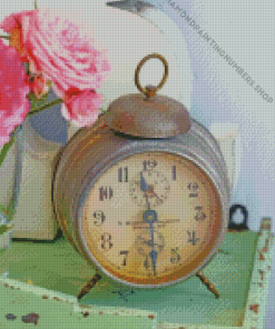 Vintage Clock Diamond Painting