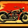 Vintage Indian Motorcycle Diamond Painting