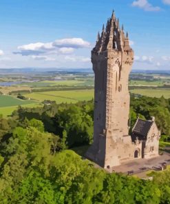 Wallace Monument Stirling Tower Diamond Painting