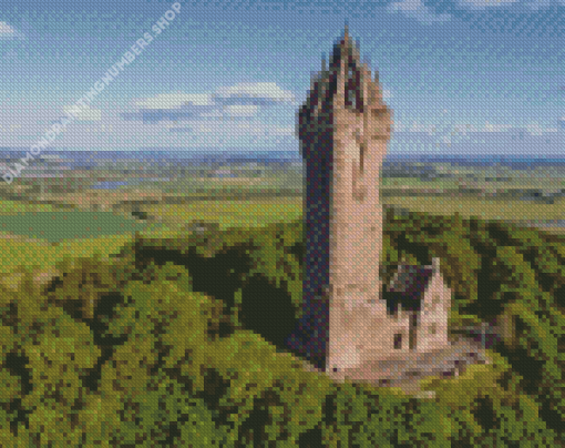 Wallace Monument Stirling Tower Diamond Painting