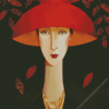 Woman In Hat Diamond Painting