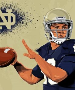 Aesthetic Notre Dame Football Diamond Painting