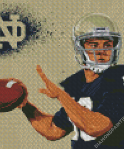 Aesthetic Notre Dame Football Diamond Painting