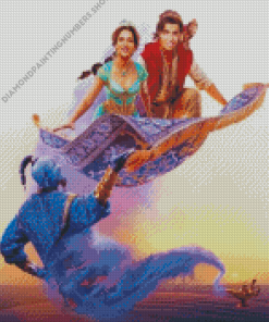 Aladdin And Jasmine Diamond Painting