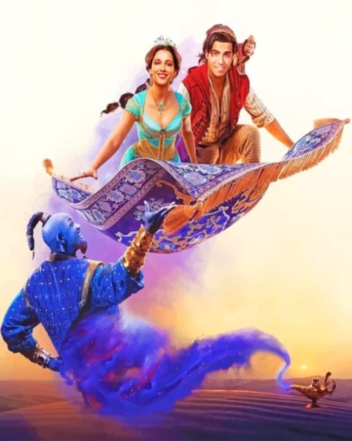 Aladdin And Jasmine Diamond Painting