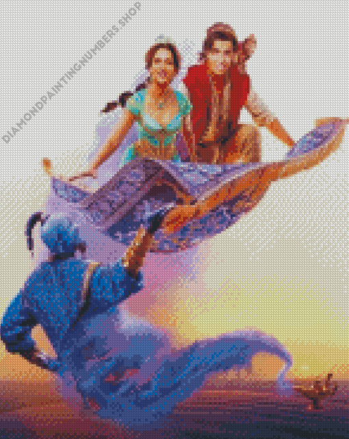 Aladdin And Jasmine Diamond Painting