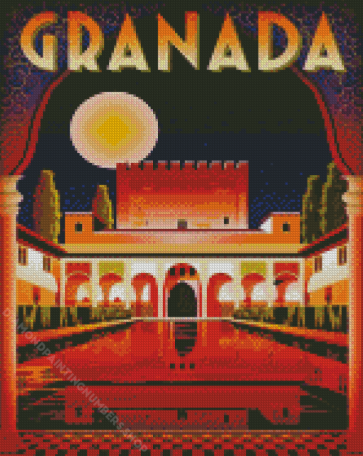 Alhambra Spain Diamond Painting