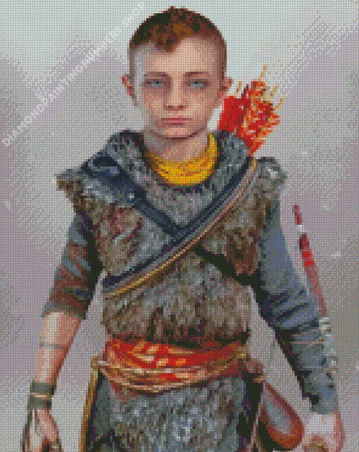 Atreus God of War Game Diamond Painting