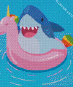 Baby Shark Diamond Painting