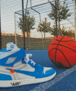 Basket Ball Diamond Painting