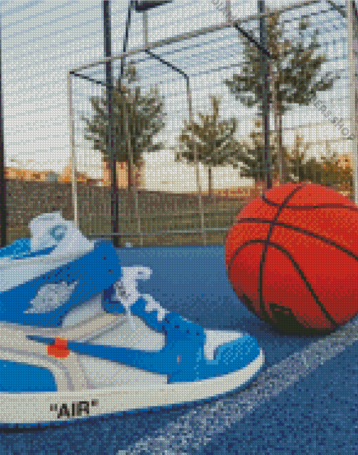 Basket Ball Diamond Painting