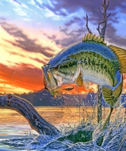 Bass Fish Diamond Painting