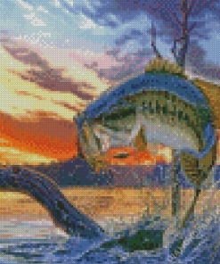 Bass Fish Diamond Painting