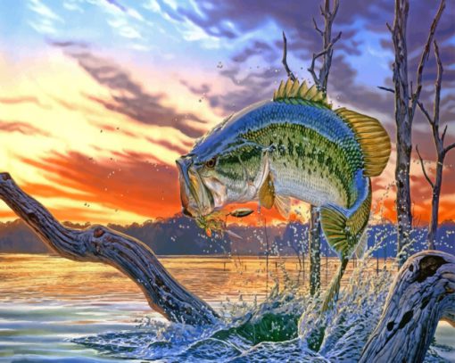 Bass Fish Diamond Painting