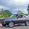 Black 1968 Amc Amx Car Diamond Painting