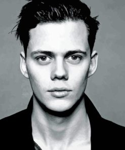 Black And White Bill Skarsgard Diamond Painting