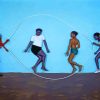 Black Children Jumping Rope Diamond Painting