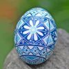 Blue Pysanka Ukrainian Egg Diamond Painting