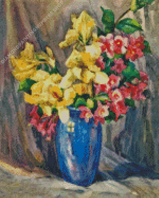 Blue Vase Jane Peterson Diamond Painting