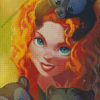 Brave Merida Diamond Painting