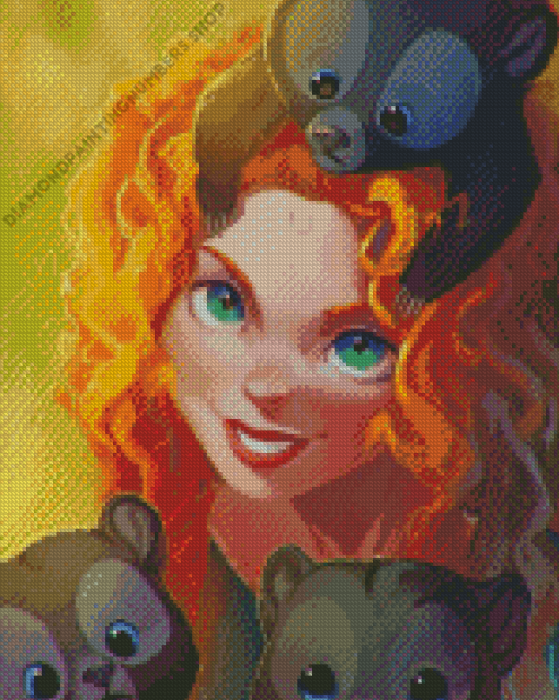 Brave Merida Diamond Painting