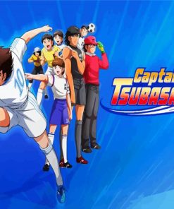 Captain Tsubasa Anime Poster Diamond Painting